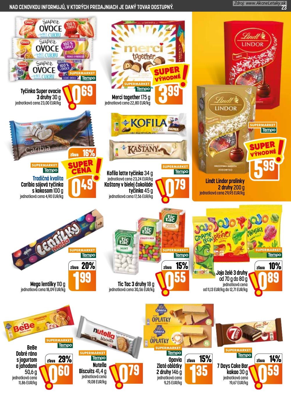 Leták COOP Jednota - strana 23