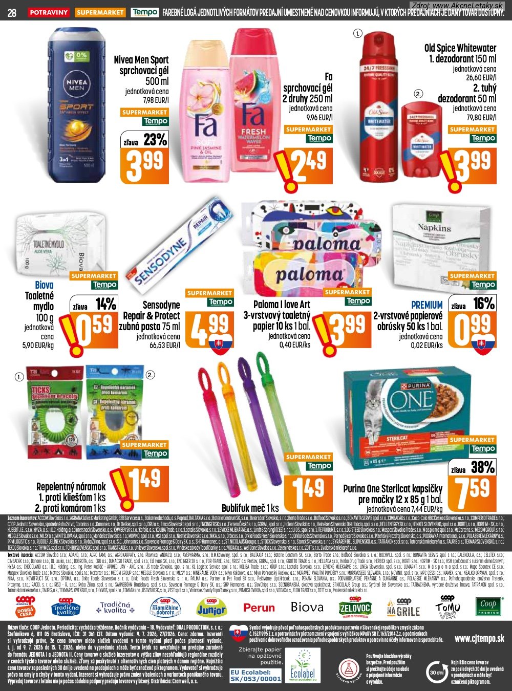Leták COOP Jednota - strana 28