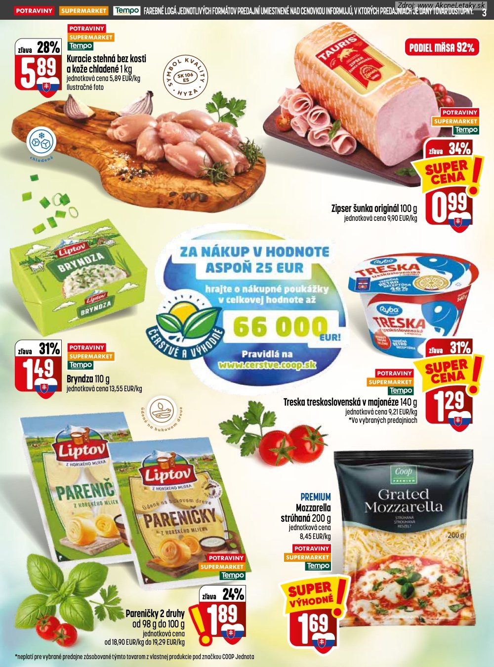 Leták COOP Jednota (9. 7. - 15. 7. 2026) - strana 3 z 32
