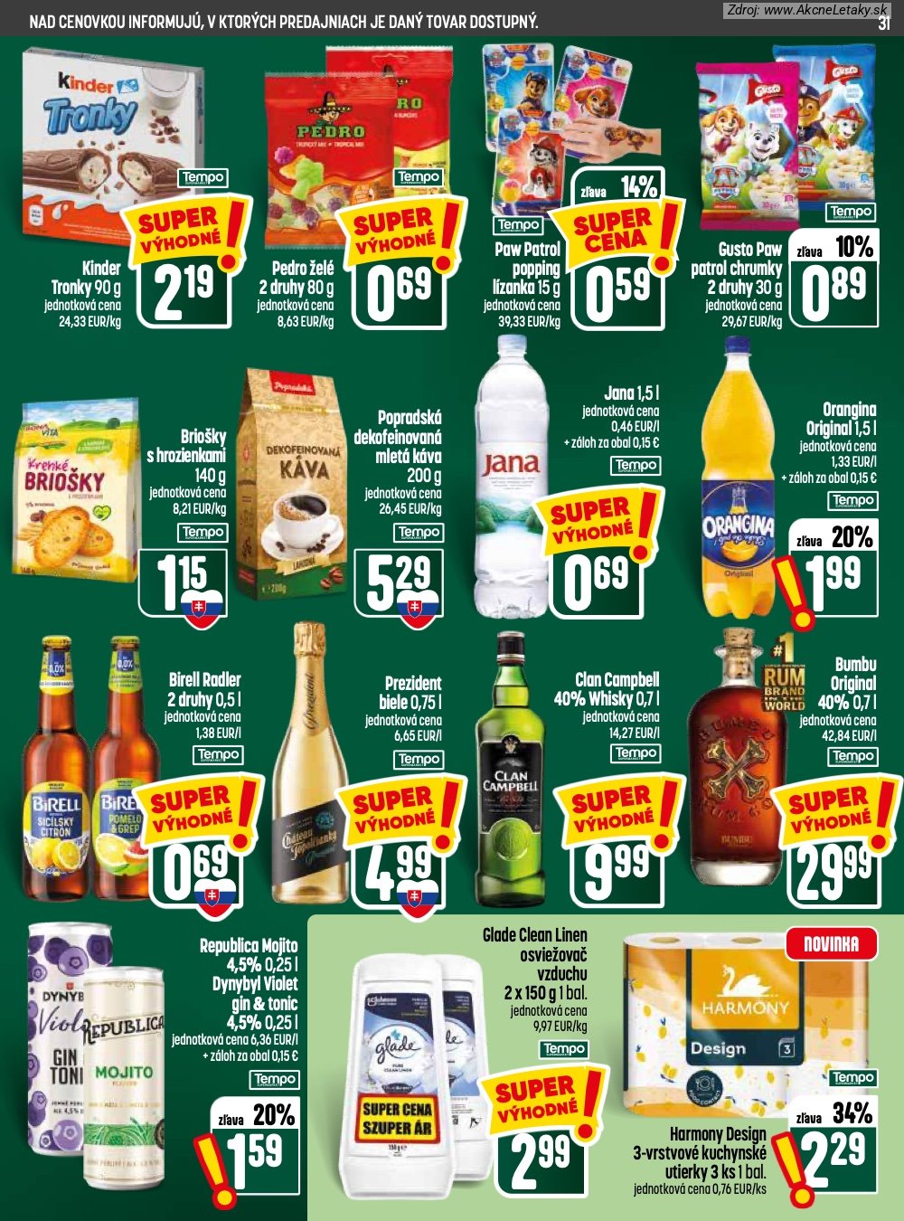 Leták COOP Jednota - strana 31