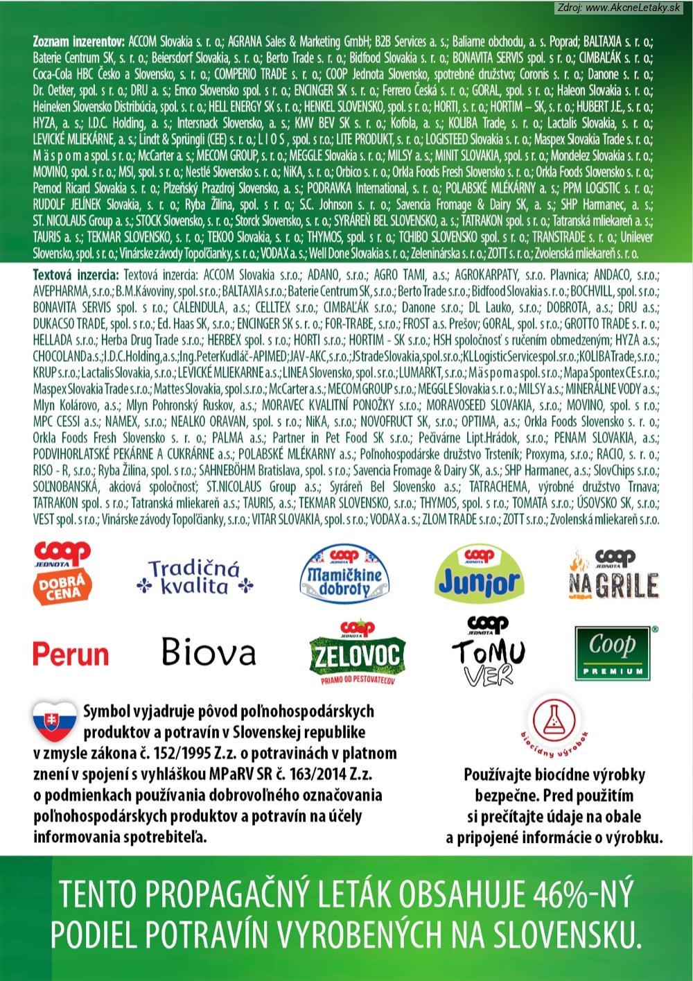 Leták COOP Jednota - strana 62
