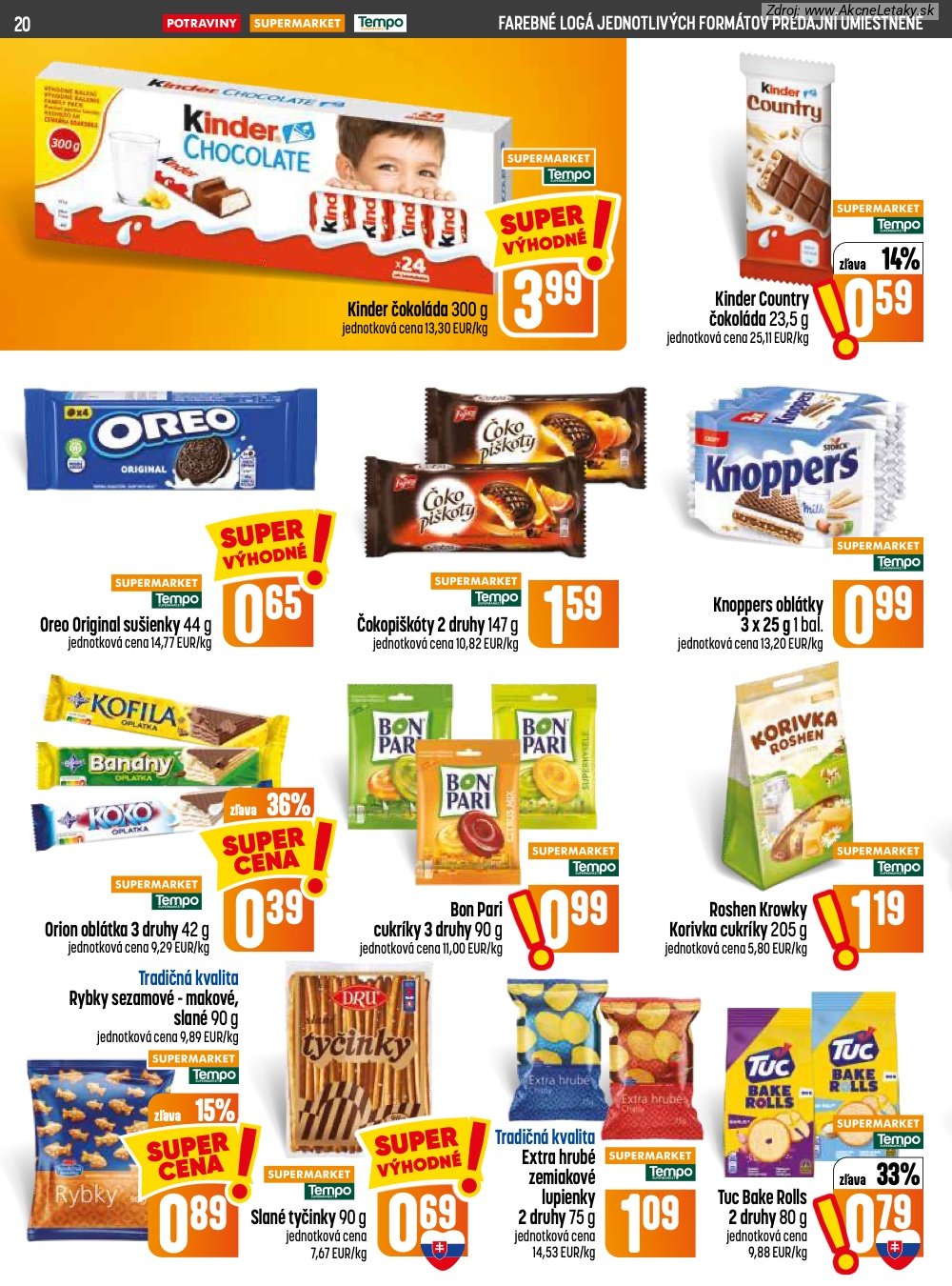 Leták COOP Jednota (16. 7. - 22. 7. 2026) - strana 20 z 28