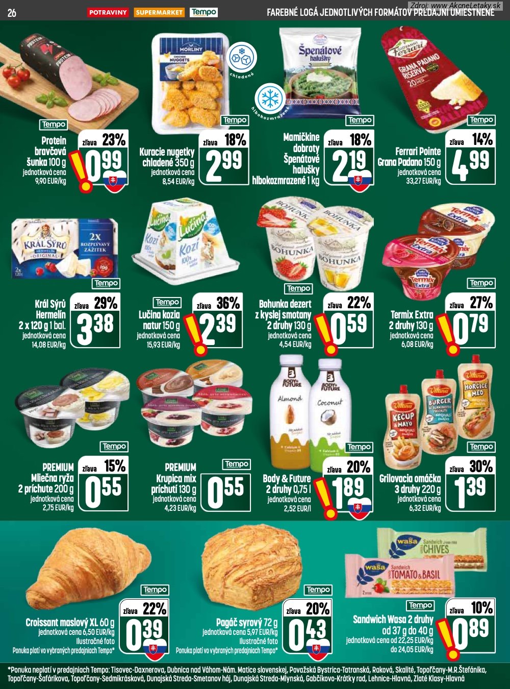 Leták COOP Jednota (16. 7. - 22. 7. 2026) - strana 26 z 28
