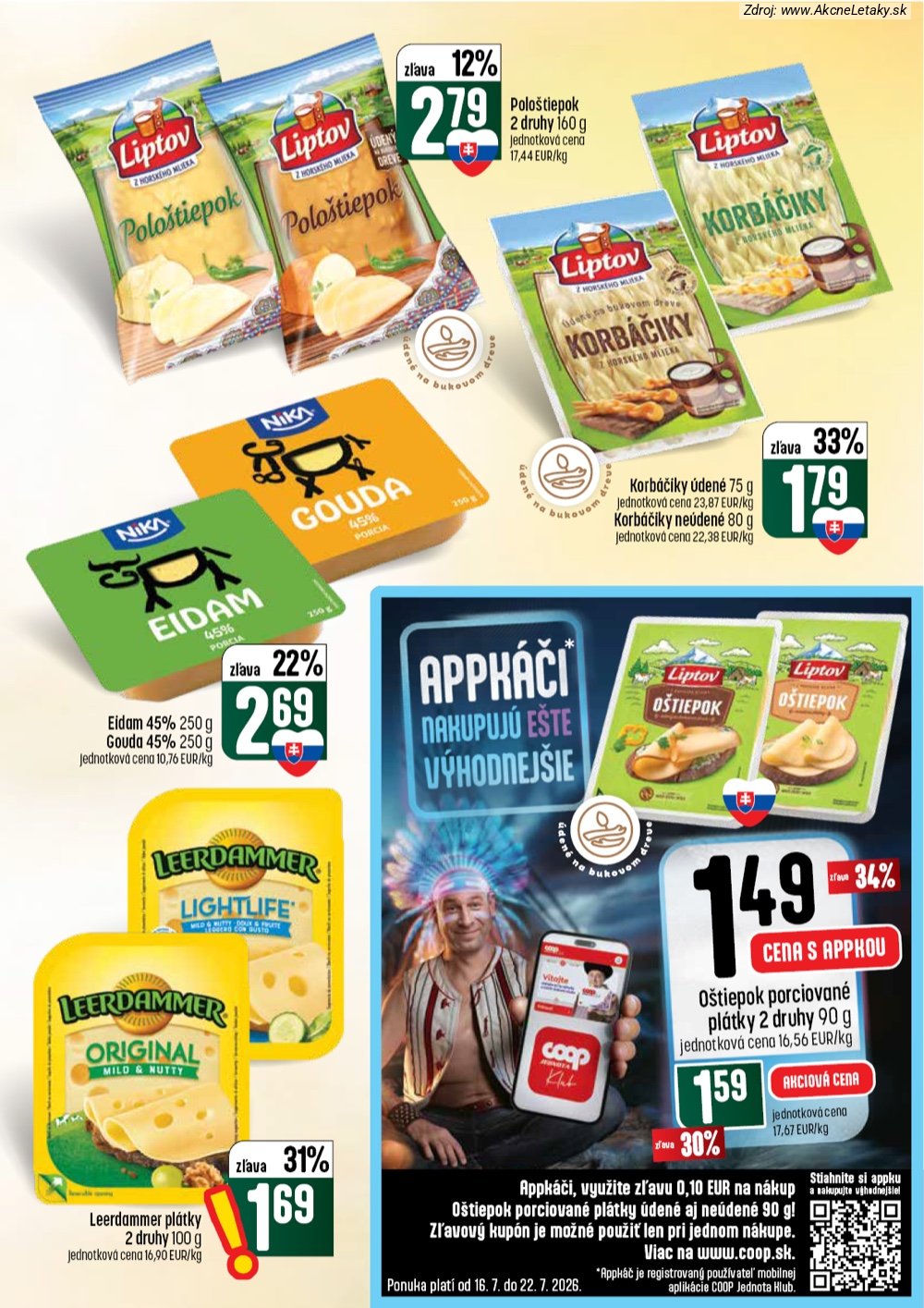 Leták COOP Jednota (16. 7. - 22. 7. 2026) - strana 17 z 60