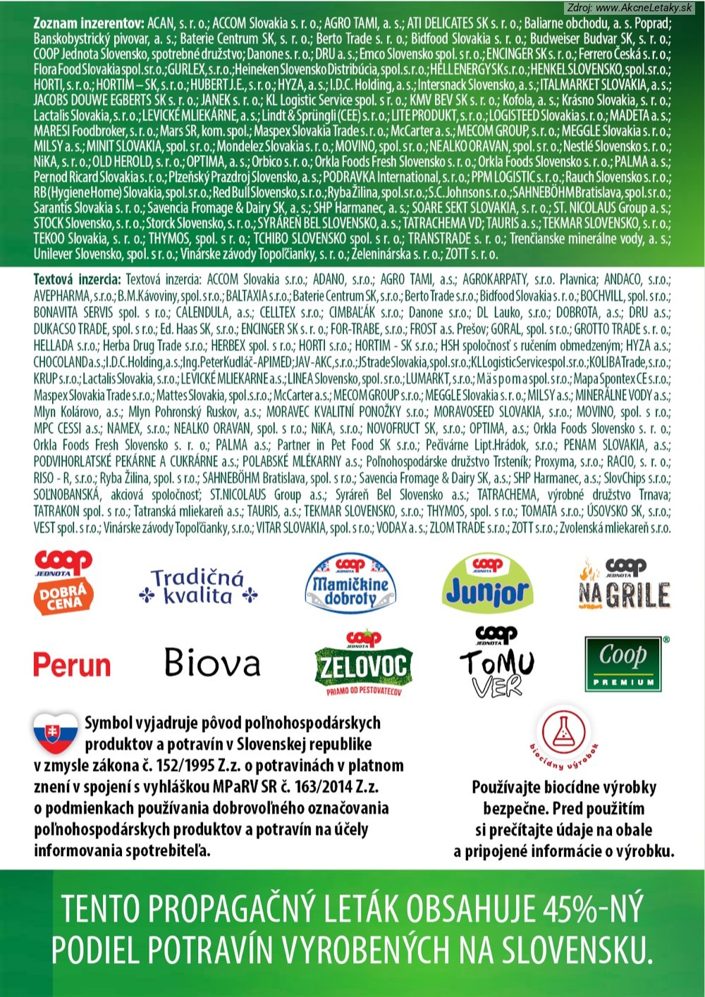 Leták COOP Jednota - strana 60