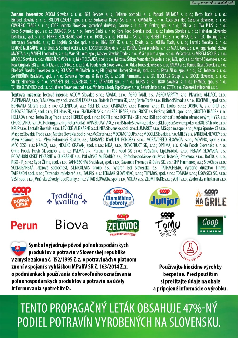 Leták COOP Jednota - strana 56