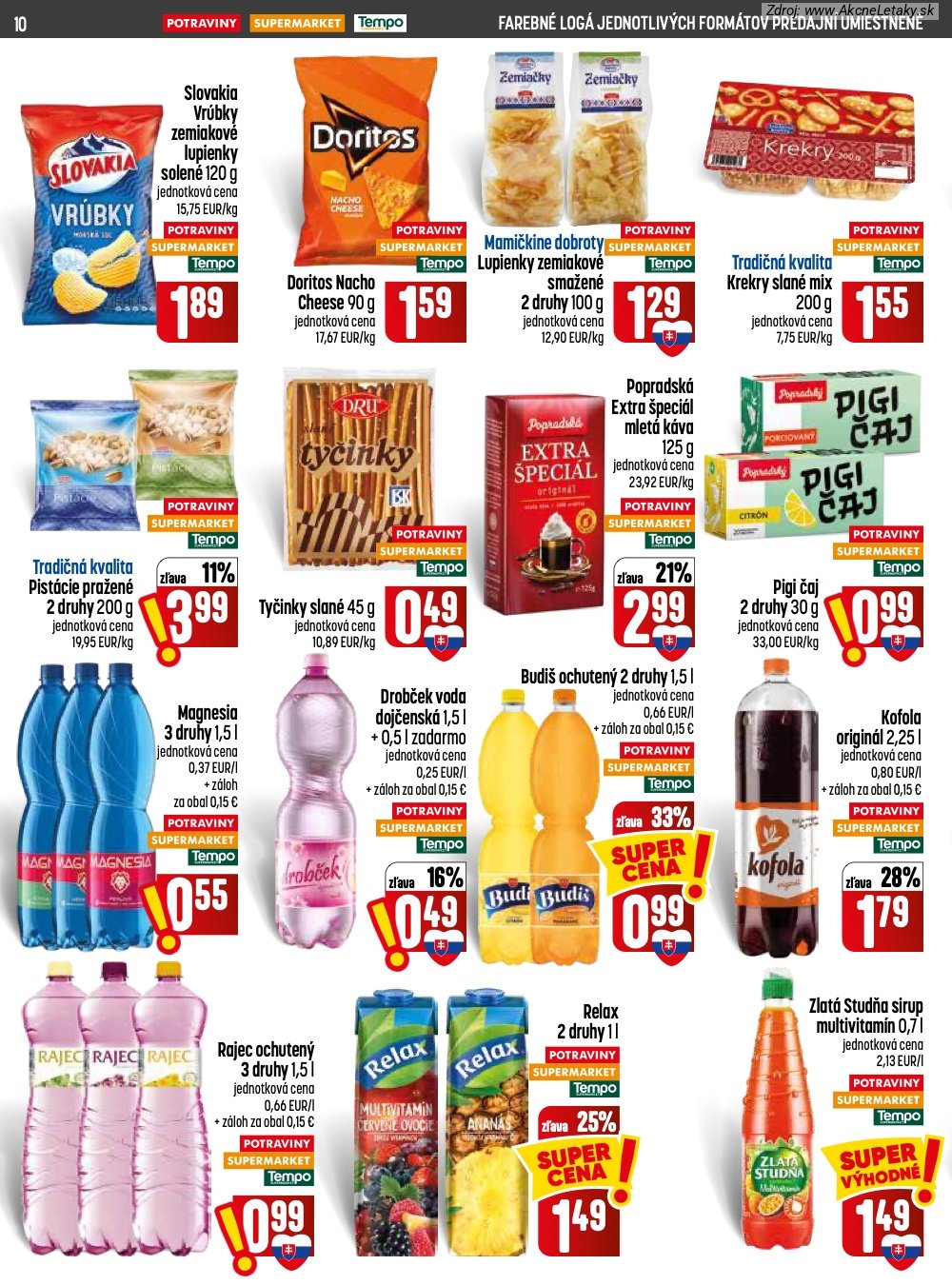 Leták COOP Jednota (23. 7. - 29. 7. 2026) - strana 10 z 28