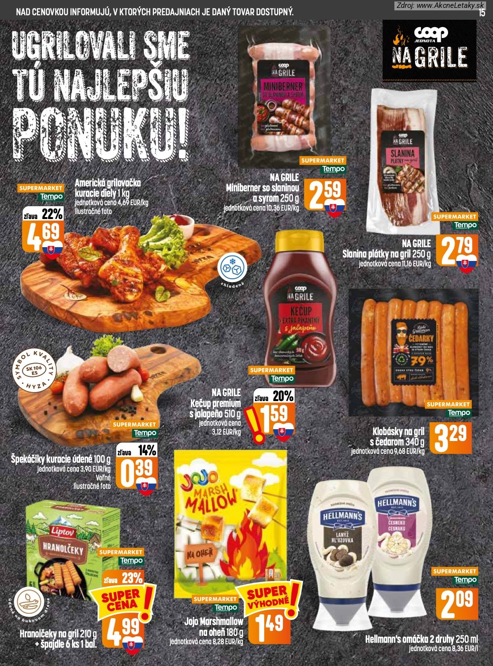 Leták COOP Jednota (23. 7. - 29. 7. 2026) - strana 15 z 28