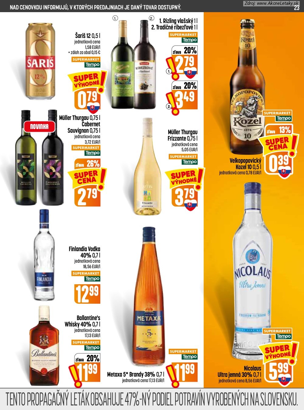 Leták COOP Jednota (23. 7. - 29. 7. 2026) - strana 23 z 28