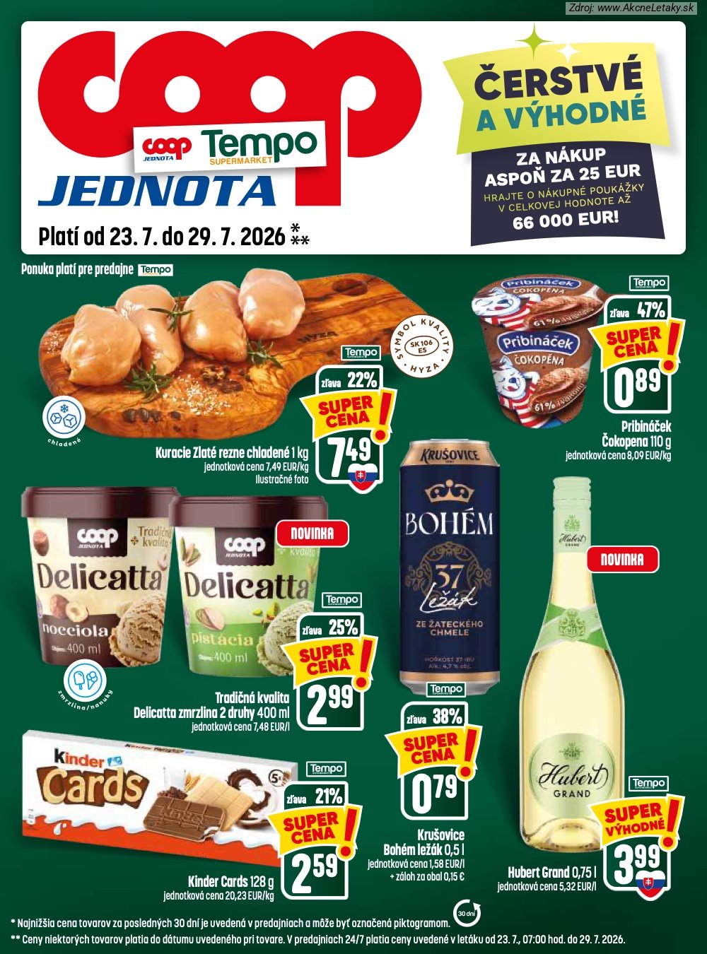 Leták COOP Jednota (23. 7. - 29. 7. 2026) - strana 25 z 28