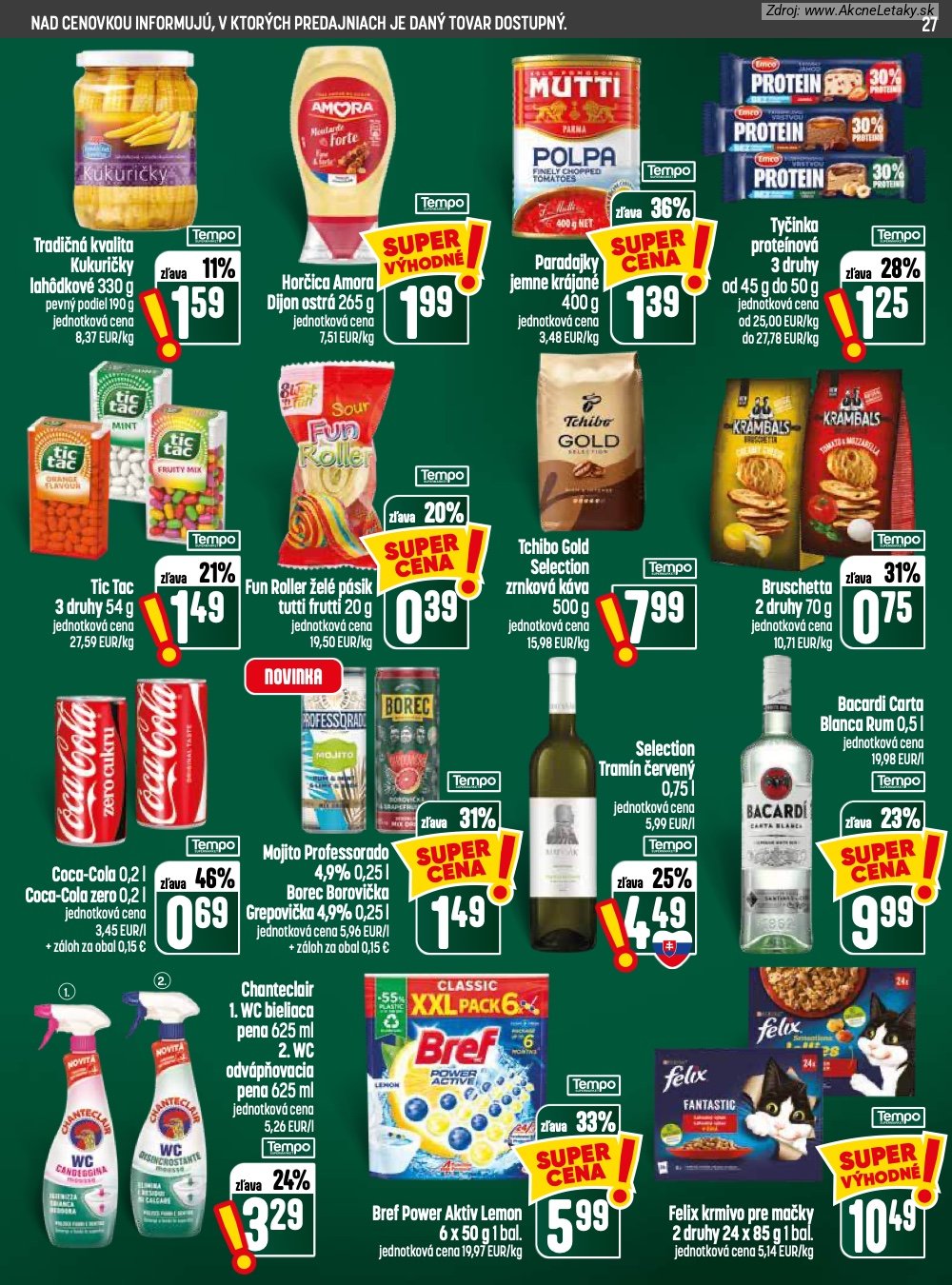 Leták COOP Jednota (23. 7. - 29. 7. 2026) - strana 27 z 28
