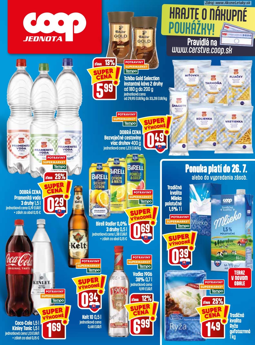 Leták COOP Jednota (23. 7. - 29. 7. 2026) - strana 28 z 28
