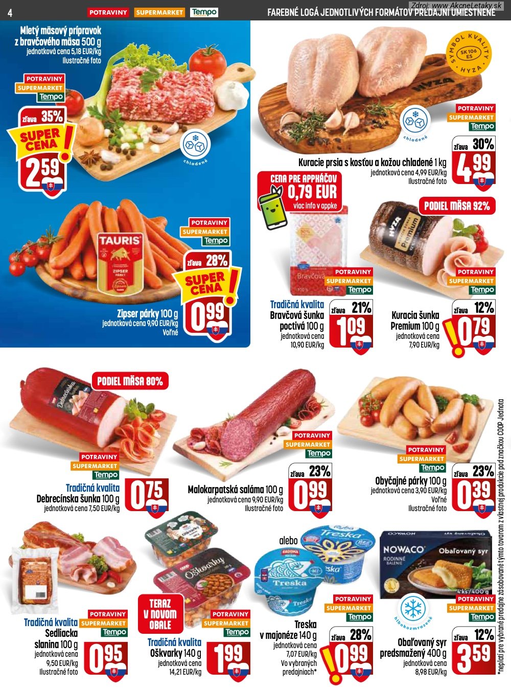 Leták COOP Jednota (23. 7. - 29. 7. 2026) - strana 4 z 28