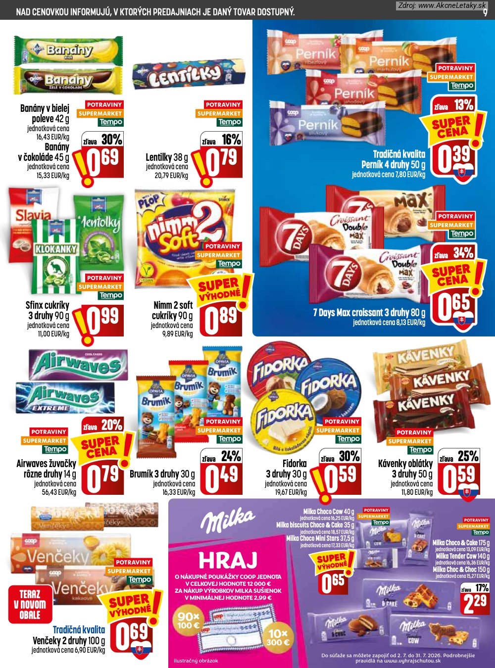 Leták COOP Jednota (23. 7. - 29. 7. 2026) - strana 9 z 28