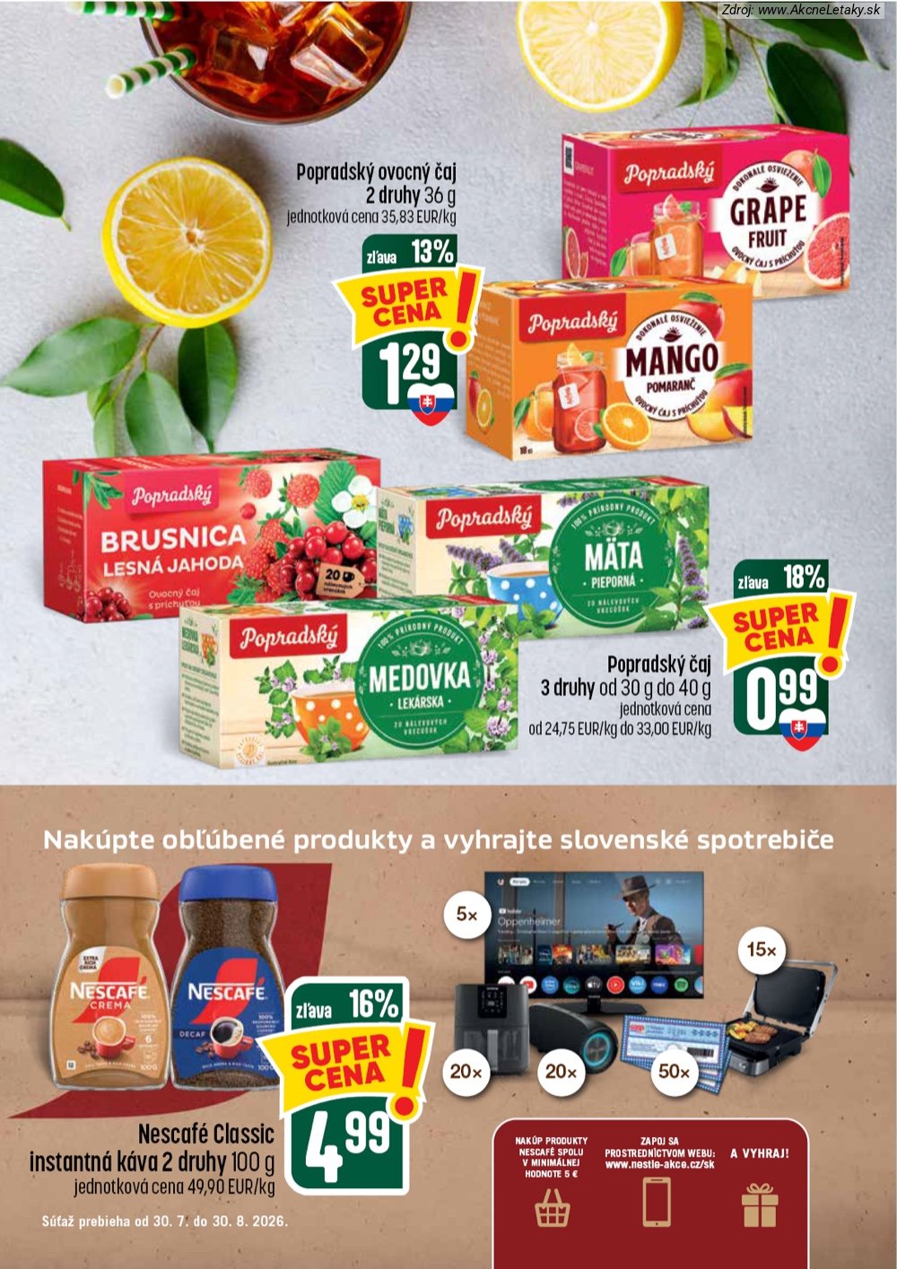 Leták COOP Jednota (30. 7. - 5. 8. 2026) - strana 44 z 60