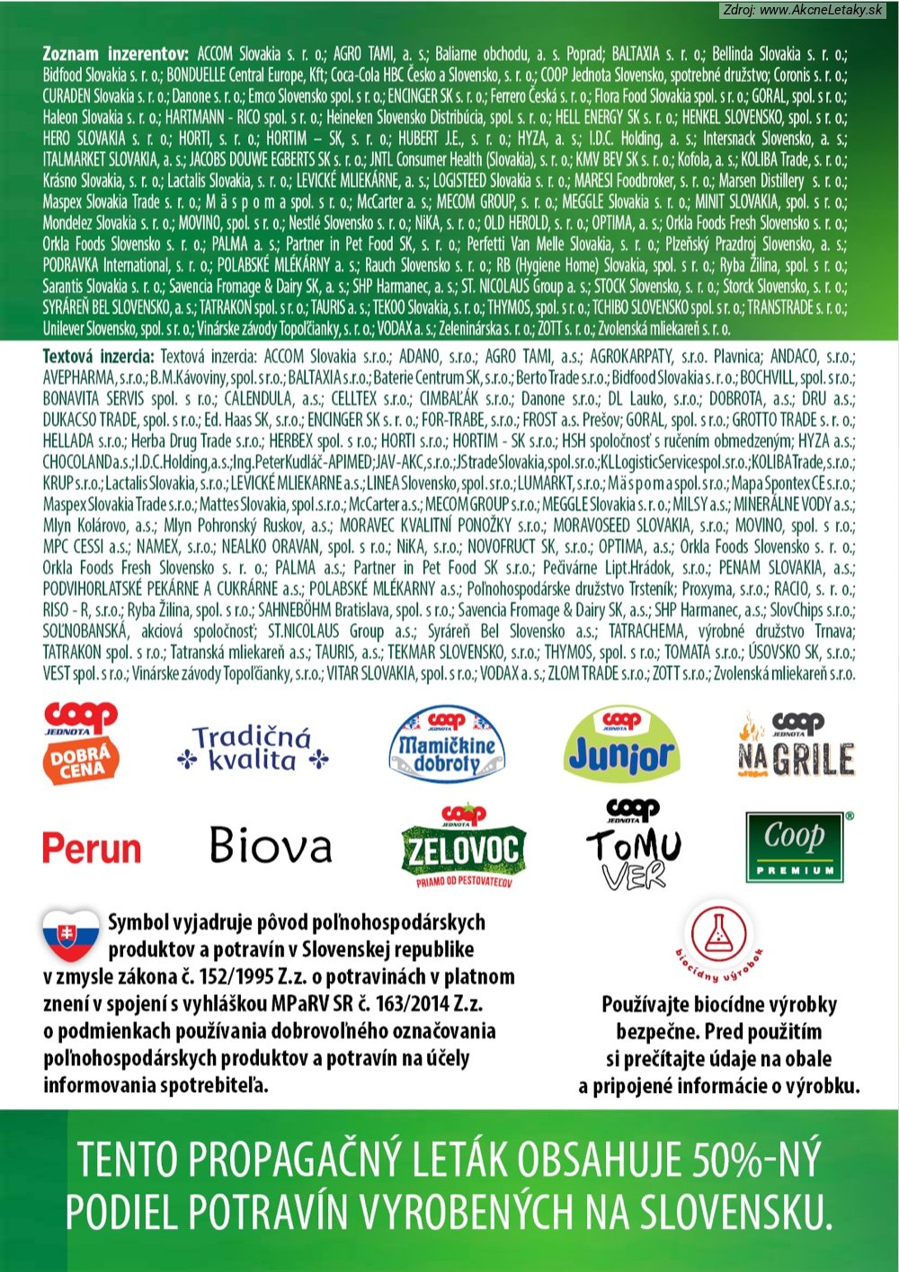 Leták COOP Jednota - strana 60