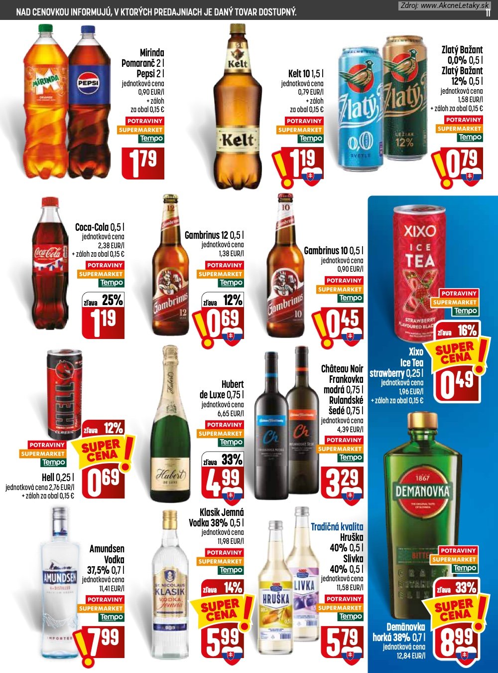 Leták COOP Jednota (30. 7. - 5. 8. 2026) - strana 11 z 28