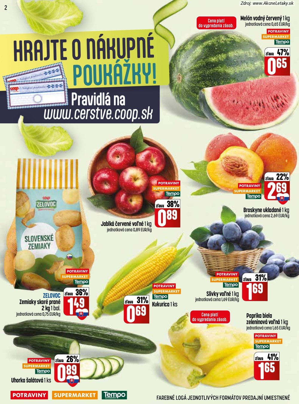 Leták COOP Jednota (30. 7. - 5. 8. 2026) - strana 2 z 28