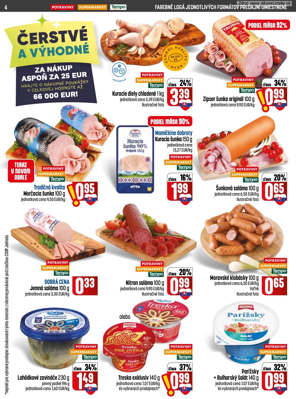 Leták COOP Jednota (30. 7. - 5. 8. 2026) - strana 4 z 28