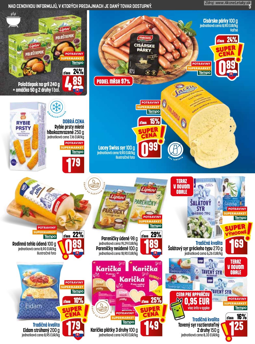Leták COOP Jednota (30. 7. - 5. 8. 2026) - strana 5 z 28