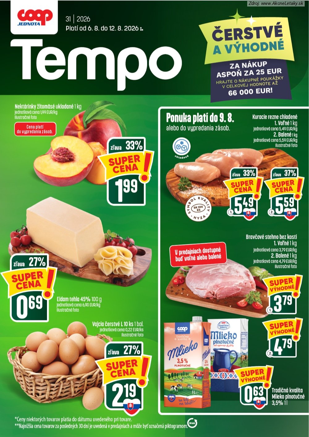 Leták COOP Jednota - strana 1