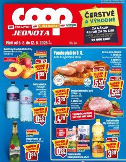 Leták COOP Jednota