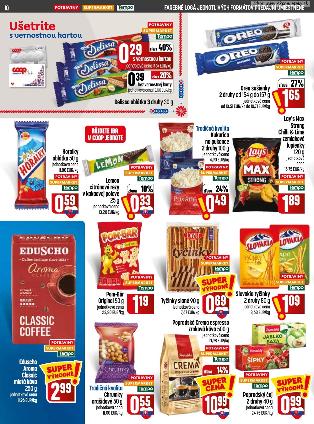 Strana 34 - leták COOP Jednota (6. 8. - 12. 8. 2026)