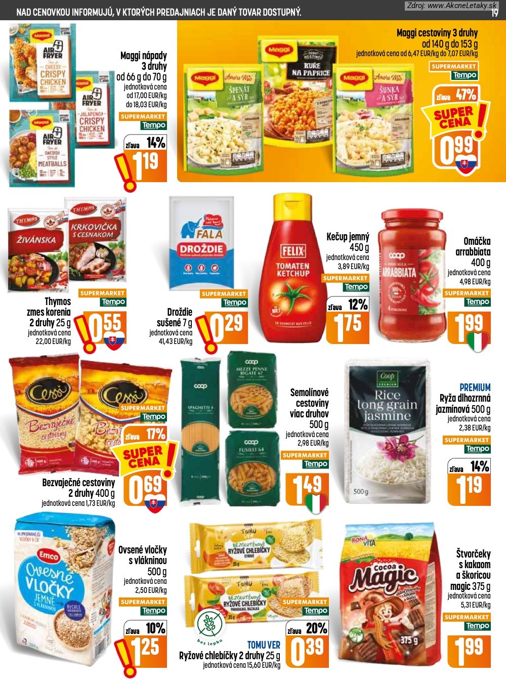 Leták COOP Jednota - strana 19