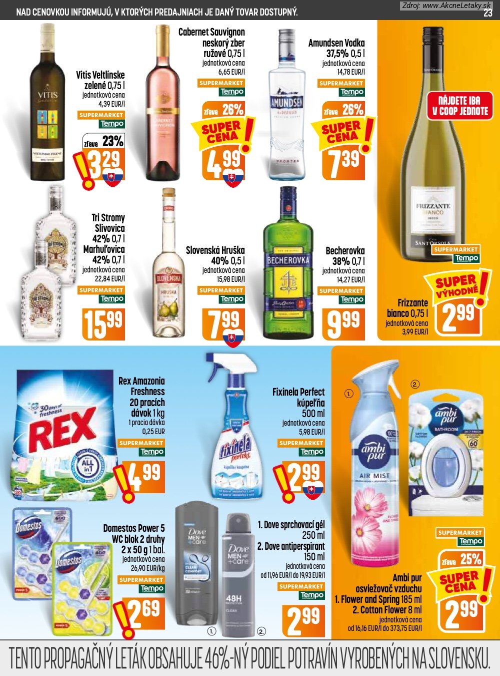 Leták COOP Jednota - strana 23
