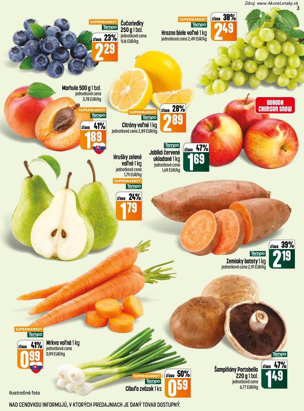Leták COOP Jednota (6. 8. - 12. 8. 2026) - strana 3 z 28