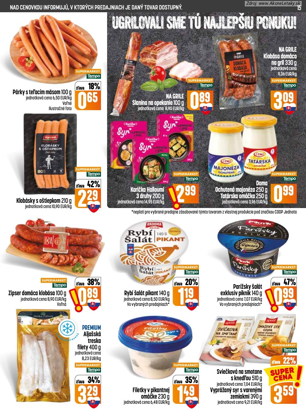 Leták COOP Jednota - strana 15