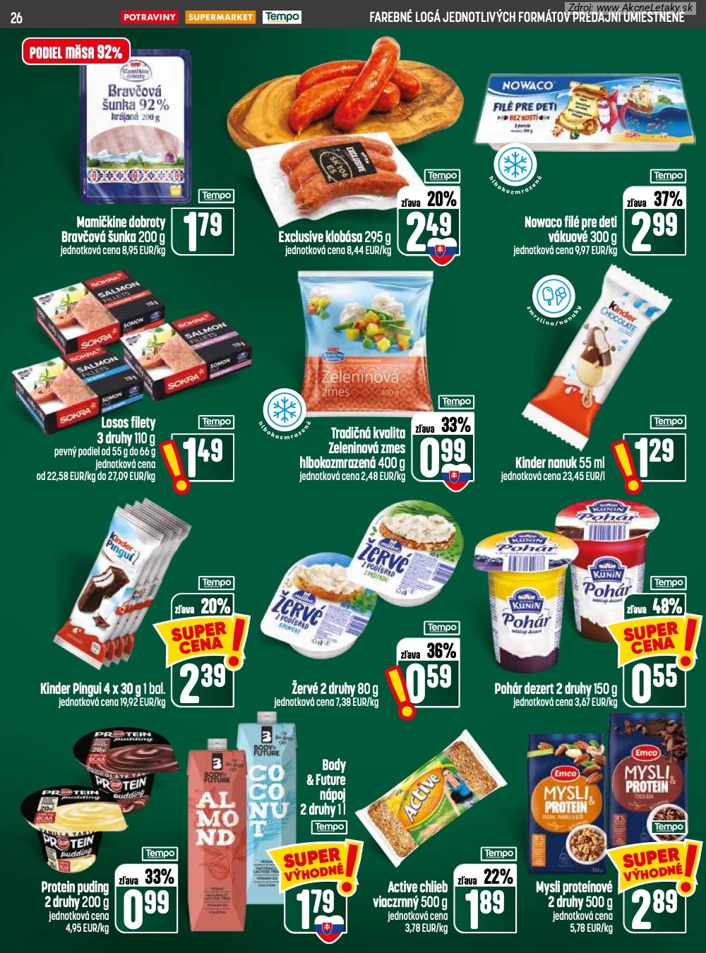 Leták COOP Jednota (13. 8. - 19. 8. 2026) - strana 26 z 28
