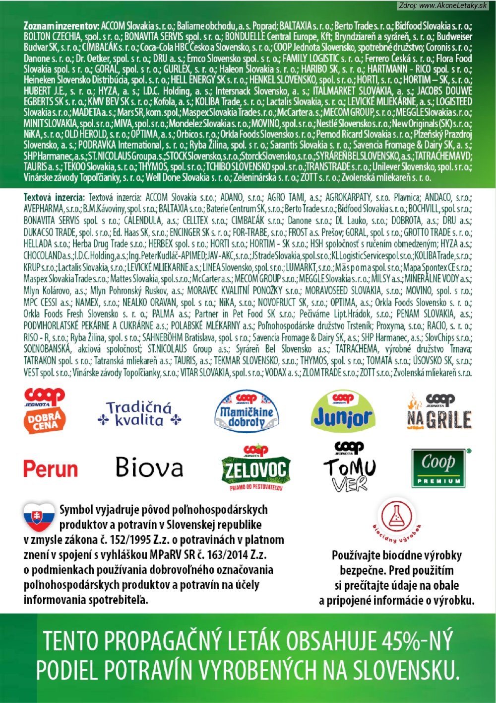 Leták COOP Jednota - strana 62
