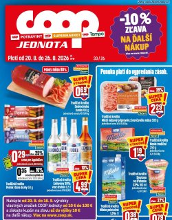Leták COOP Jednota