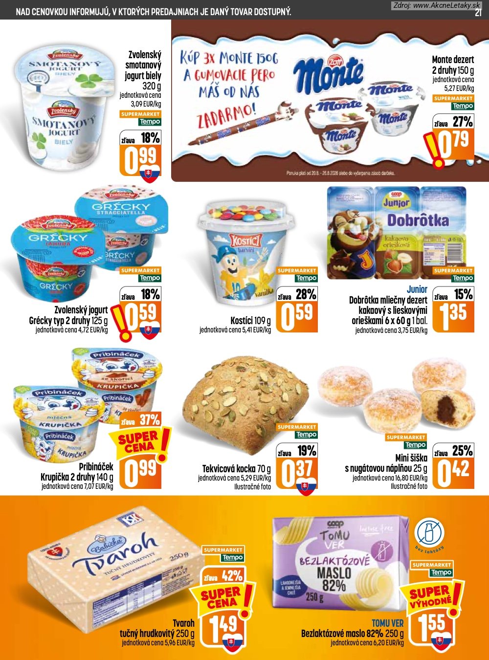 Leták COOP Jednota (20. 8. - 26. 8. 2026) - strana 21 z 32