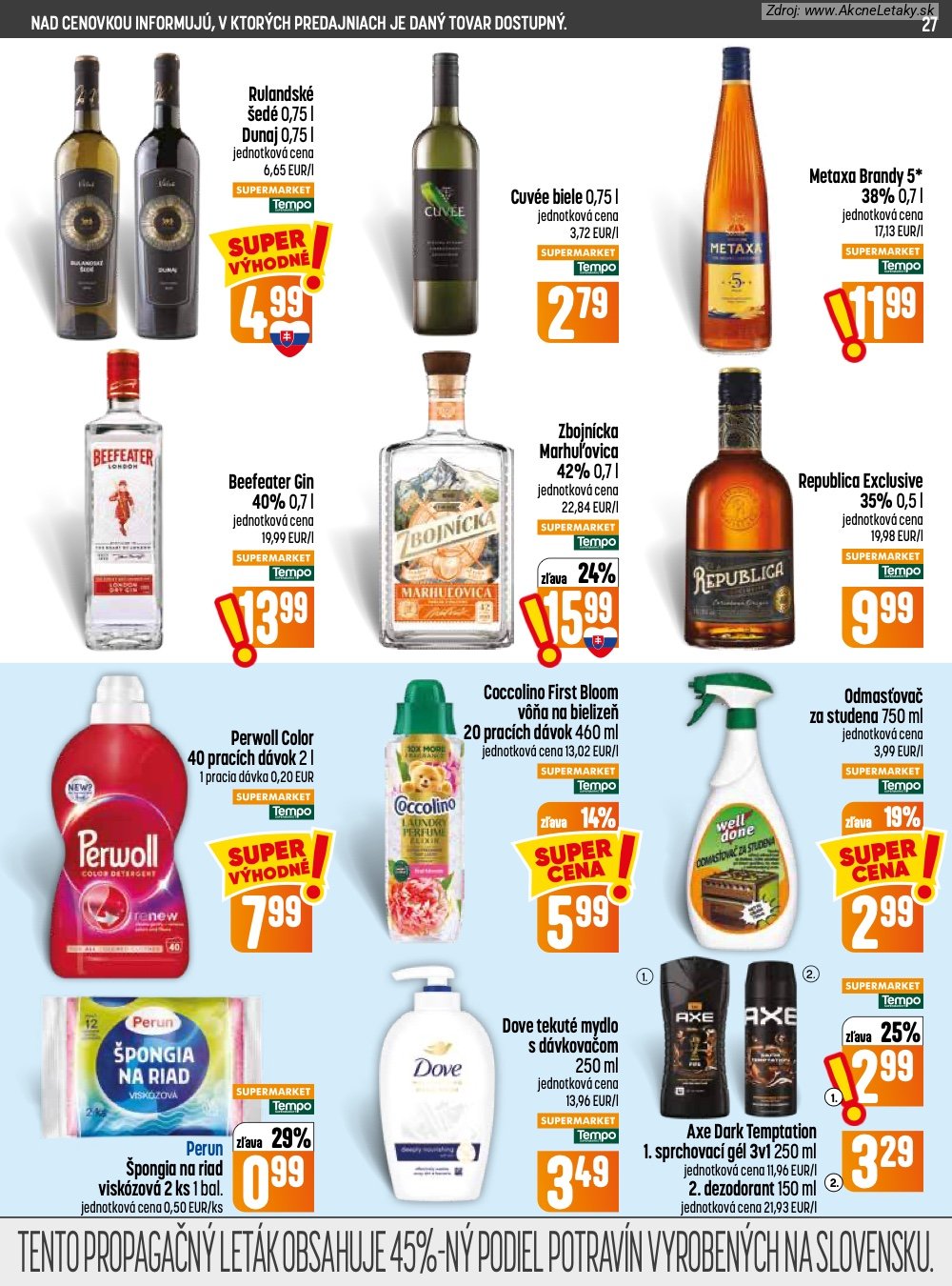 Leták COOP Jednota (20. 8. - 26. 8. 2026) - strana 27 z 32