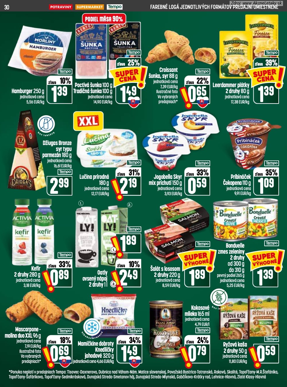 Leták COOP Jednota (20. 8. - 26. 8. 2026) - strana 30 z 32