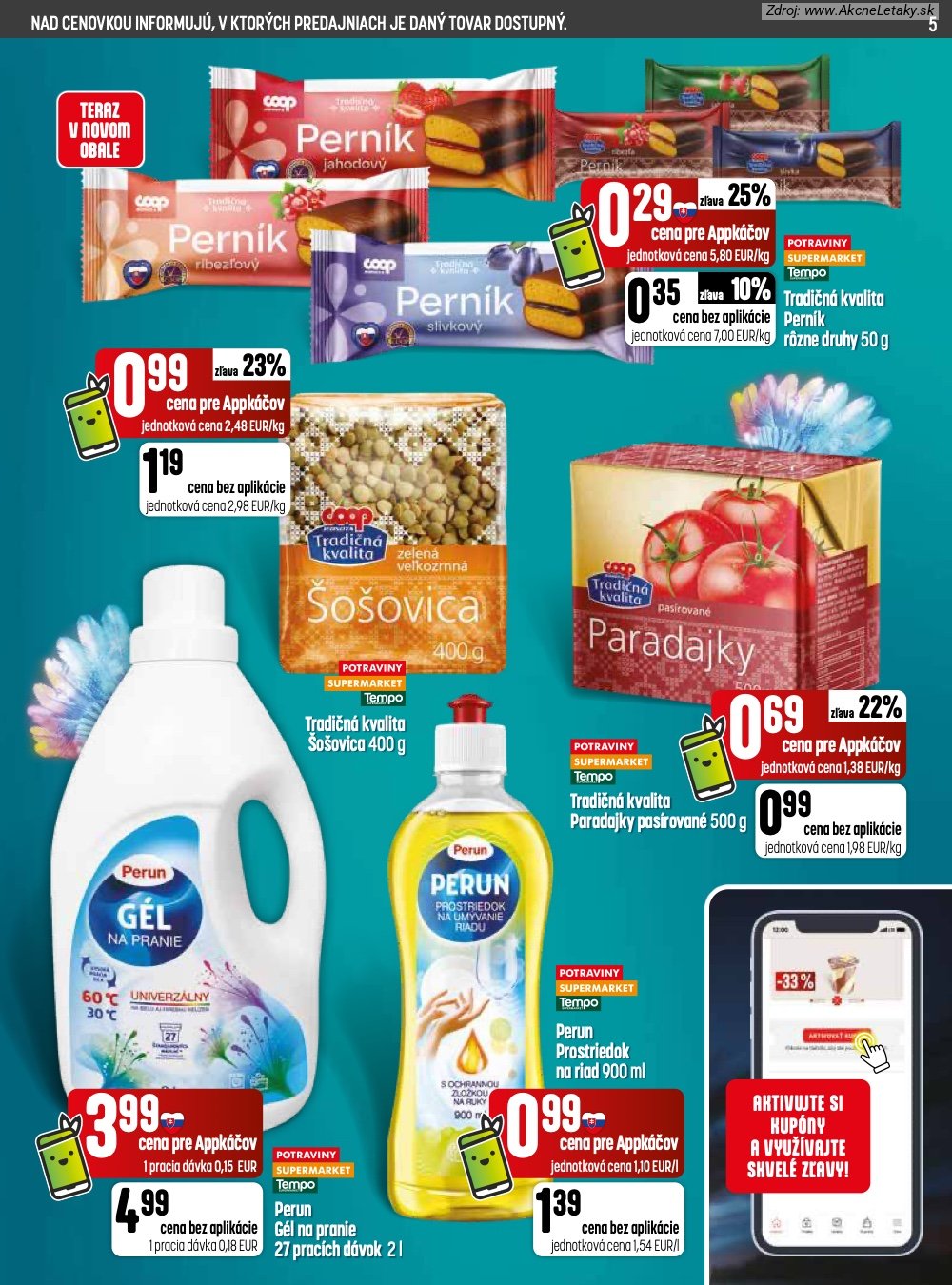 Leták COOP Jednota (20. 8. - 26. 8. 2026) - strana 5 z 32