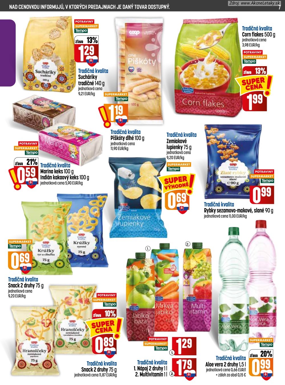 Leták COOP Jednota (20. 8. - 26. 8. 2026) - strana 7 z 32