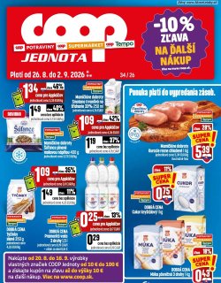 Leták COOP Jednota
