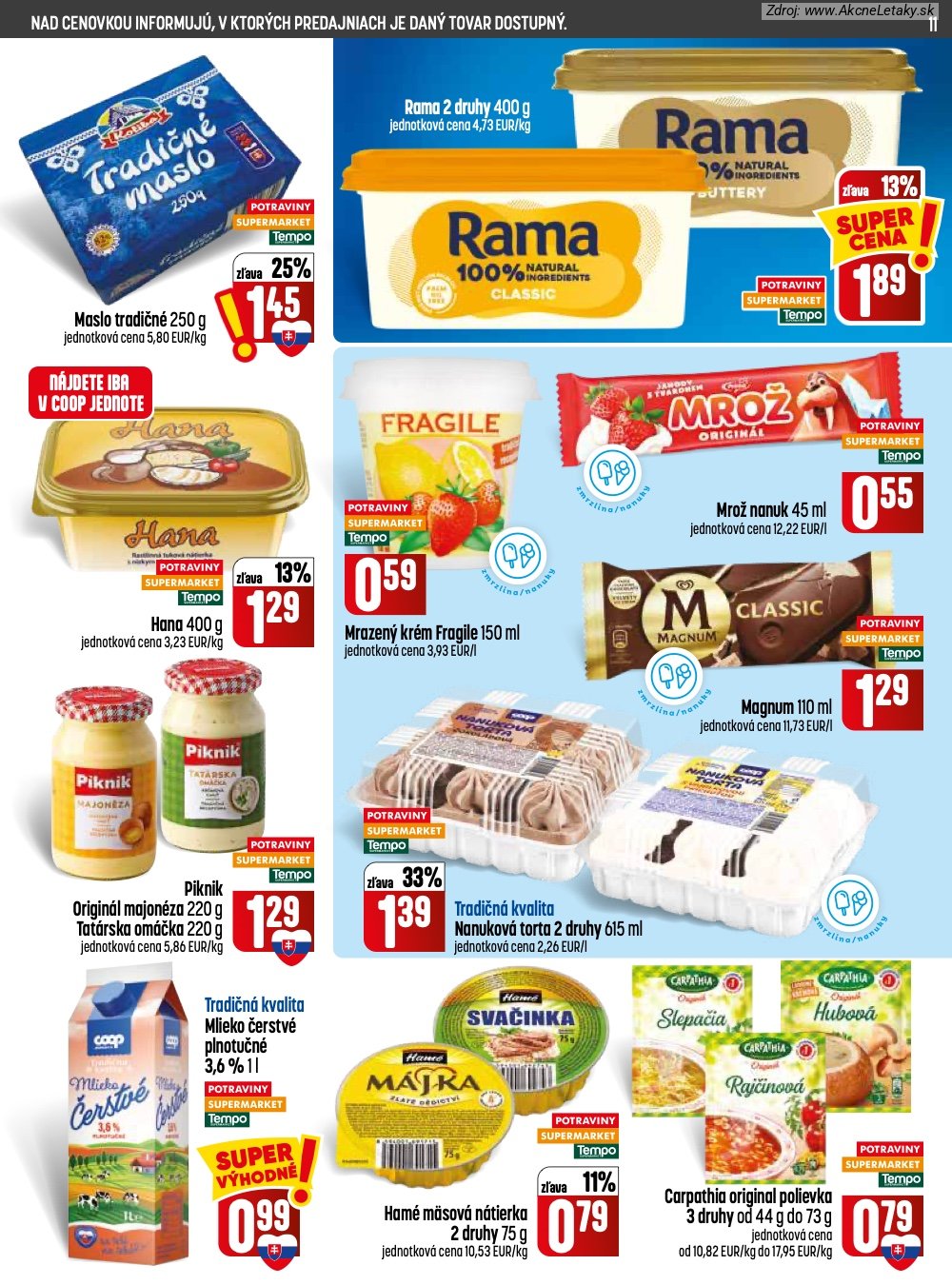 Leták COOP Jednota - strana 11