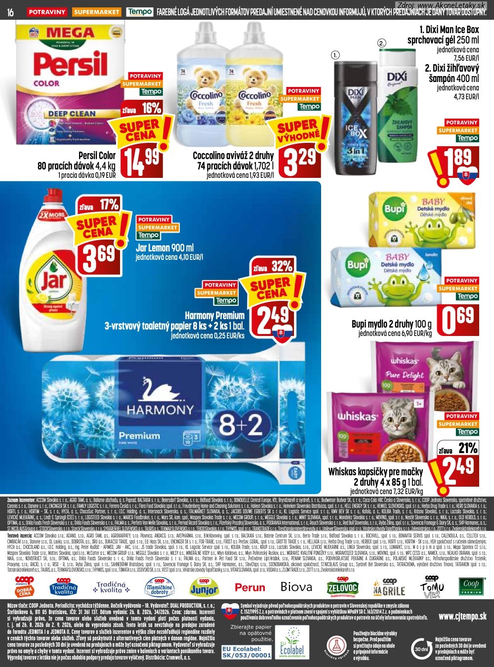 Leták COOP Jednota - strana 16