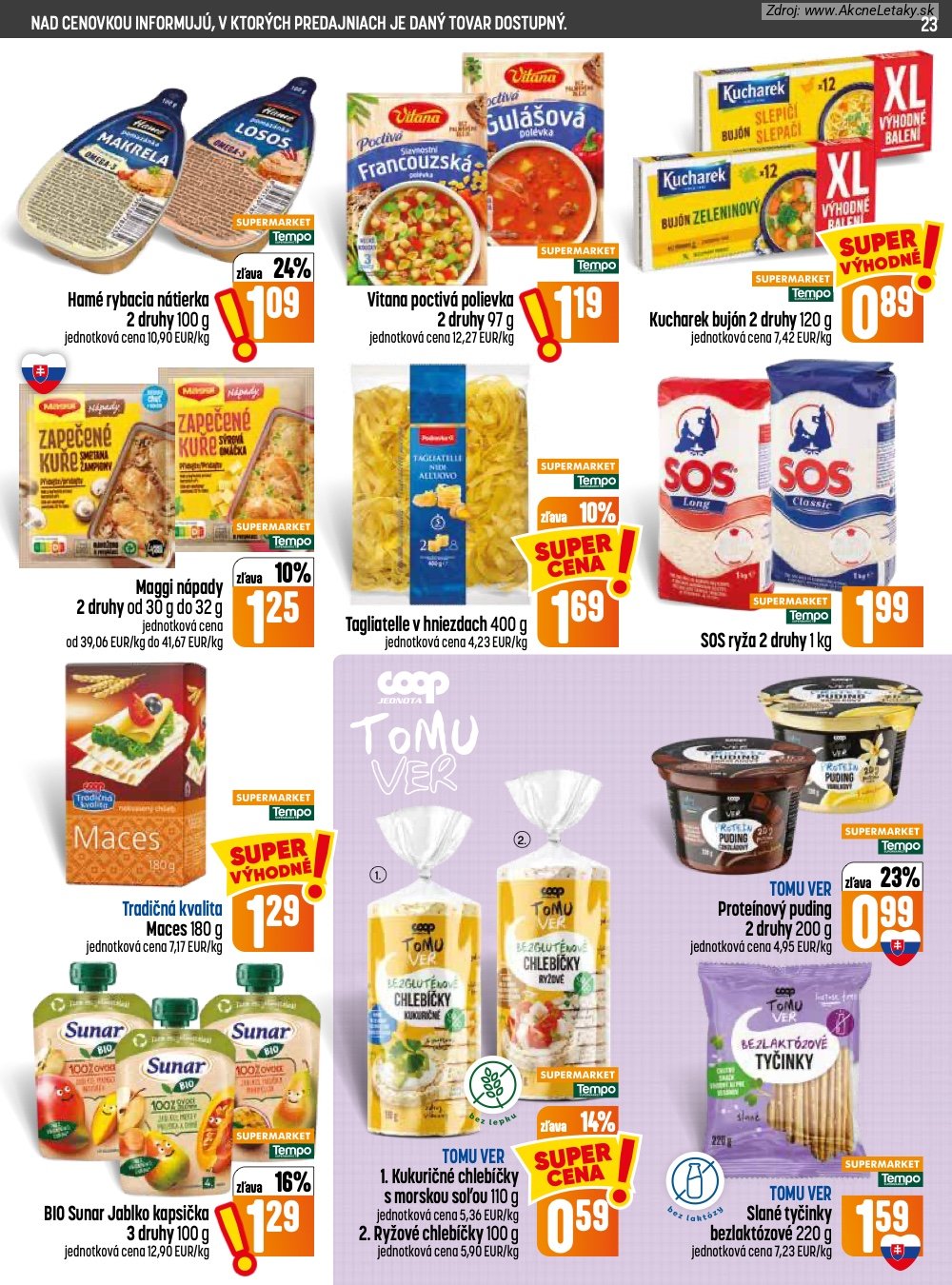 Leták COOP Jednota - strana 23