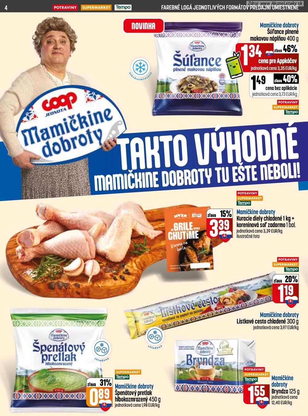 Leták COOP Jednota (26. 8. - 2. 9. 2026) - strana 4 z 32