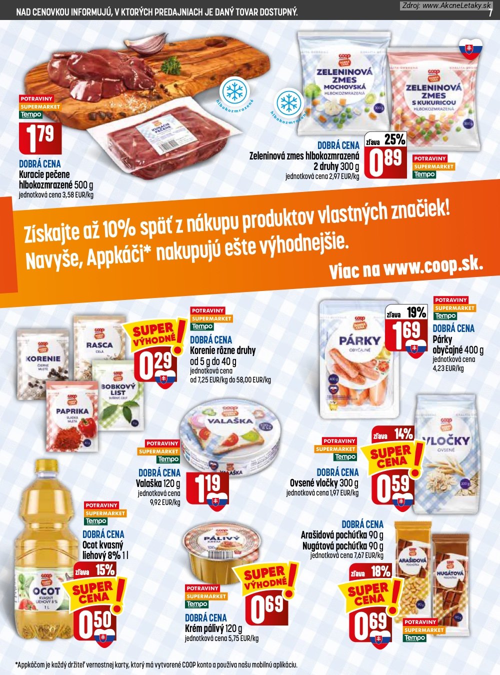Leták COOP Jednota - strana 7
