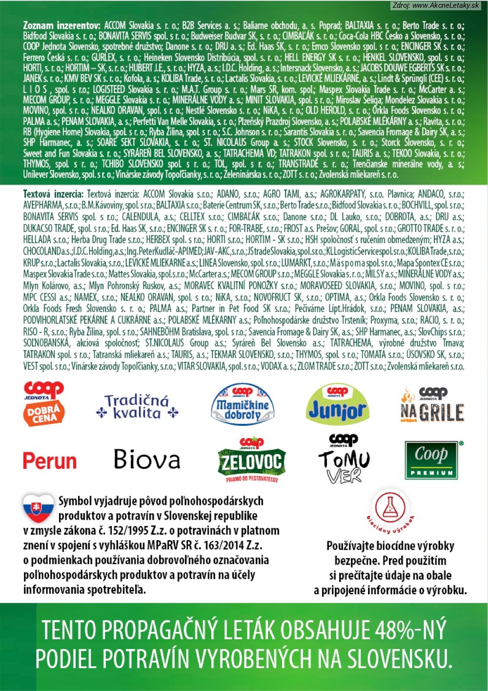 Leták COOP Jednota - strana 60
