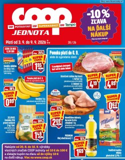 Leták COOP Jednota
