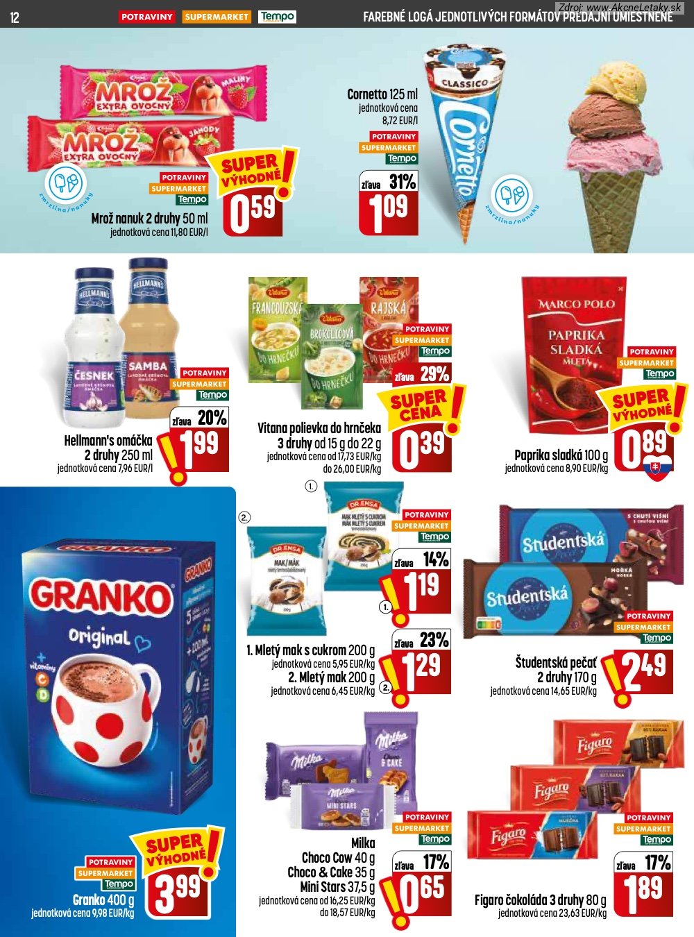 Leták COOP Jednota (3. 9. - 9. 9. 2026) - strana 12 z 32
