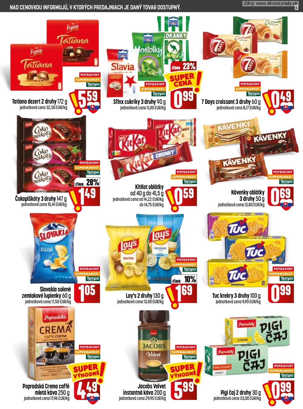Leták COOP Jednota (3. 9. - 9. 9. 2026) - strana 13 z 32