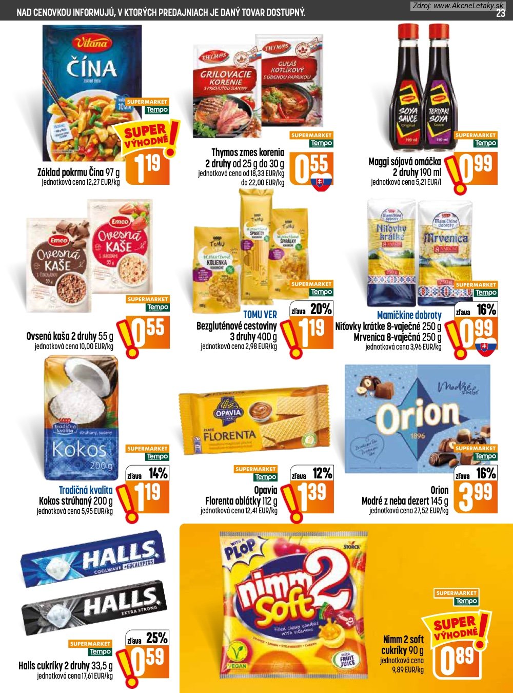 Leták COOP Jednota - strana 23